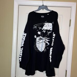 Big and tall 7xl Star Wars long sleeve t shirt